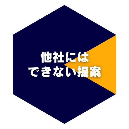 他社にはできない提案